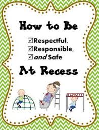 Recess Rules Social Book Be Respectful Responsible Safe Recess Rules School Wide Positive Behavior Support School Wide Positive Behavior