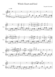 I 've downloaded it to pdf i'm not sure what's wrong. Whole Heart And Soul Sheet Music For Piano Solo Musescore Com