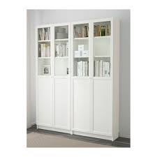 Adapt space between shelves according to your needs. Billy Oxberg Bookcase White 63x11 3 4x79 1 2 Ikea White Bookcase Billy Bookcase Bookcase