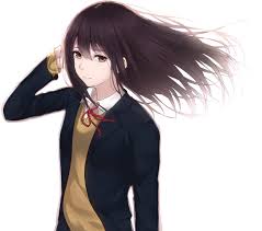 Senpai phase 2 by bannaboithememer. Wallpapers Tomboy Hoodie Anime Girl With Black Hair Novocom Top