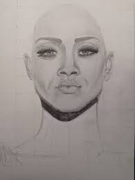 Tried a different method tonight, I drew all the shading in shapes first,  went in heavier with the shading before then blending, which I think looks  so much better than my previous