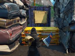 Fortnite Search The Treasure Map Signpost At Junk Junction Treasure Maps Fortnite Battle Star