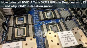 False link 0, link is supported: Nvidia Tesla Sxm2 Gpu Installation In Deeplearning12 Youtube