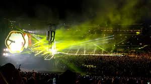 Rose Bowl Section 4 H Row 42 Seat 120 Coldplay Tour A