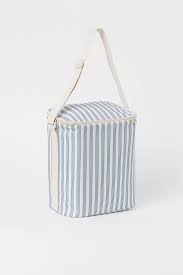 Koeltas Wit Blauw Gestreept Home H M Be Sac Cool Sac Isotherme Sacs Blancs