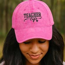 Teacher Heart Hat, Teacher Life, Teacher Gift, Teacher Appreciation Hat,  Teacher Hat, Love Teaching Hat, Tutor Hat, Tutor Gift
