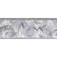 Give your room inspiration and style by adding our vintage or retro wallpaper. Wallpaper Border Gray Silver Retro Design 7 Inch High