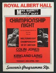 Ahead, we will also know about kirkland laing dating, affairs, marriage, birthday, body measurements, wiki, facts. 1981 Colin Jones Vs Kirkland Laing Onsite Boxing Program Royal Albert Hall Uk