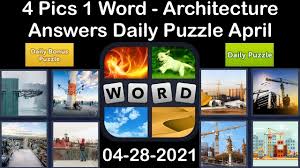 Follow link below answer and enjoy the game! 4 Pics 1 Word Architecture 28 April 2021 Answer Daily Puzzle Daily Bonus Puzzle Youtube