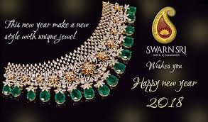 Swarnsri Gold Diamonds Wishes You Happy New Year Bridal Jewelry Diamond Jewelry Design