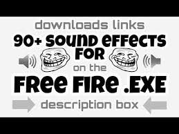 90 Sound Effects For Freefire Pubg Exe Youtube Sound Effects Sound 90 S