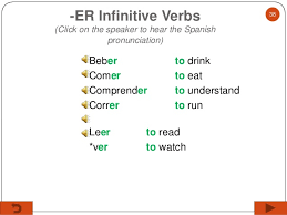 infinitive verb chart spanish bedowntowndaytona com