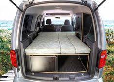 Das Smarte Camping Modul Fur Deinen Vw Caddy Maxi Cabcars In 2020 Minivan Camping Camping Vw Caddy Camper Ausbau
