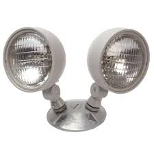 Nicor Nicor 7 2 Watt Dual Head Weatherproof Indoor Outdoor Emergency Remote Lamp Fixture Rhwp2 The Home Depot