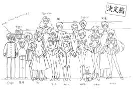 did usagis height change as sailor moon progressed