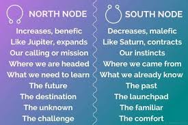 North Node South Node Astrology Chart Astrology Houses