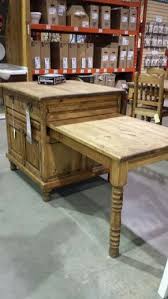 Butcher Block Island With Slide Out Table And Drop Down Leaf Kitchen Layout Kitchen Layouts With Island Kitchen Island Design