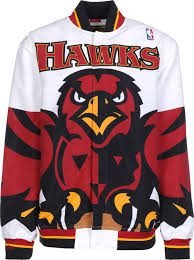 Calling all atlanta hawks fans! Mitchell Ness Warm Up Atlanta Hawks Light Jackets At Stylefile