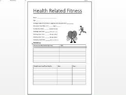 Exercise in your fat burning zone ( . Health Related Fitness Worksheet Key Stage 3 And 4 Teaching Resources