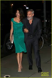 On the weekend, though—if you're actually amal clooney, that often means on the red carpet. George Amal Clooney Step Out In Style For Night Out In Nyc Photo 4363855 Amal Alamuddin Clooney George Clooney Pictures Just Jared