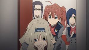 B.D. على X: So just watched Darling in the Franxx episode.20. Pregnant  Kokoro Klaxosarus Princess Kisses Hiro Zero Two bleeding to death And WTF  APE is actually an alien race VIRM. This