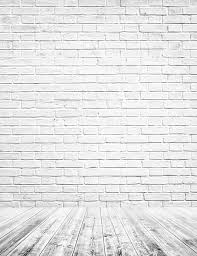 Black And White Brick Background Printed Retro White Brick Wall Texture With Old Floor Photography Backdrop J 0325 White Brick Brick Texture White Brick Walls