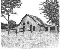 Find pencil drawings of all different subjects with no regular category. Old Horse Barn Barn Drawing Landscape Drawings Landscape Sketch