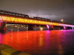 Light Rail Bridge Tempe Town Lake Tempe Town Lake Arizona Light Rail