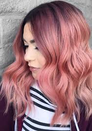 A Guide To Find Out What Hair Color Best Matches Your Skin Tone From Blonde Balayage Styles To Rose Sh Winter Hair Color Peach Hair Medium Length Hair Styles