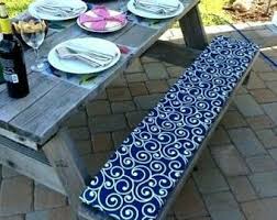 Bench Pad Custom Bench Cushion Ticking Stripe Window Seat Etsy In 2020 Picnic Table Bench Bench Table Picnic Table