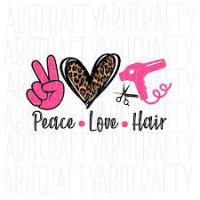 Download Peace Love Hair Svg Png Sublimation Digital Download Etsy In 2021 Peace And Love Hair Svg Love Hair
