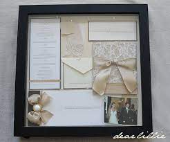 Best Shadow Box Ideas Pictures Decor And Remodel Framed Wedding Invitations Wedding Memory Box Wedding Invitation Keepsake
