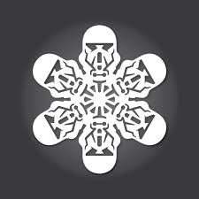 12+ free printable snowflake templates. Diy Rogue One A Star Wars Story Paper Snowflake Patterns For The 2016 Christmas Season