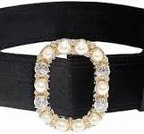 ICGSUQR Women Vintage Velvet 2In Wide Waist Belts For ...