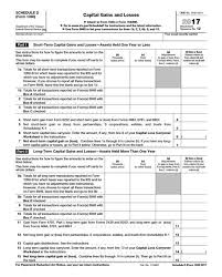 First decomposing the taxable income in line 1 into lines 19, 20, 28, 31, 37 and 40 second, in addition to the regular capital gains rates, the schedule d tax worksheet adds 2 extra tax rates. Schedule D Capital Gains Loss Miller Financial Services