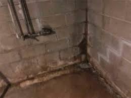 Both water stains on walls and pooling water on the floor are the primary signs your basement has water leaks. Woods Basement Systems Inc Foundation Repair Photo Album Cracking Foundation Supported By Geo Lock Wall Anchors In Desloge Mo