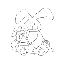 You might also be interested in coloring pages. Daisy Bunny Coloring Page Rabbit With Flower Coloring Buddy