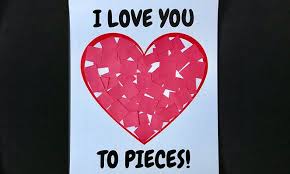 How to make love symbol in mac. I Love You To Pieces Valentine S Day Craft Free Printable Mombrite