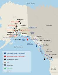Map Princess Cruises