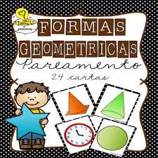 Jogo de memória para crianças no qual a geometria e outras formas como um coração devem ser combinadas. Jogo Pedagogico Formas Geometricas Alfabetizacao Matematica