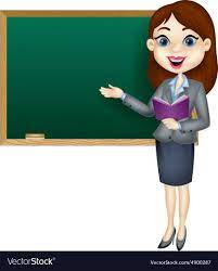 cartoon female teacher standing next to a blackboa teacher cartoon female teacher animated teacher