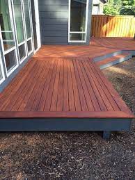 While they typically adjoin a structure, such as a home, they can also be built as a boardwalk or be atop a building as an. 5 4x6 Genuine Mahogany Decking Backyard Patio Patio Deck Designs Patio Design