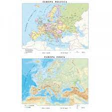 L'europa è suddivisa in 48 stati, un numero elevato, soprattutto se si tiene conto del fatto che sono pari a 1/4 circa di tutti gli stati esistenti al mondo (sono 194) e che il continente europeo occupa meno del 7% delle terre emerse! Carta Geografica Europa Fisica E Politica In Scuola E Didattica Zenick It