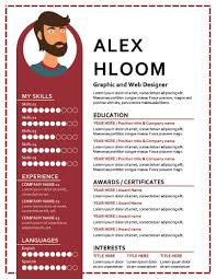 17 Infographic Resume Templates Free Download Hloom