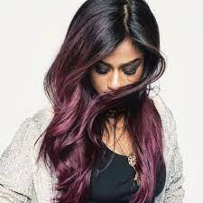 No bleach diy ombre on jet black hair || how i dyed my black hair to brown at home hey everyone.thanx for stopping by! Dark Brown Blackberry Balayage Hair Color Pink Diy Ombre Hair Dyed Hair Purple