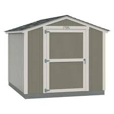 Installed The Tahoe Series Standard Ranch 8 Ft X 10 Ft X 7 Ft 10 In Painted Wood Storage Building Shed