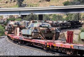 Dodx 41093 Department Of Defense Dodx Flat Car At Woodford California By Alex Gillman Railroad Photography Railroad Pictures Railroad Photos