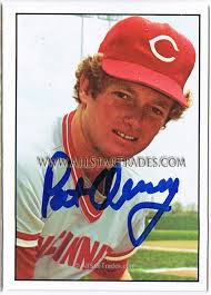 Pat Darcy Autographed Reds Card