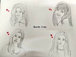 Lots Of Luv Blackpink D Cool Sketches Sketches Female Sketch