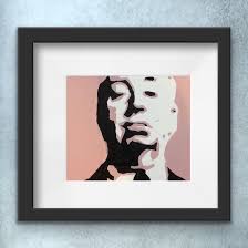 Pink Suspense Original Alfred Hitchcock Abstract Painting Www Kerraalmy Com Spooky Horror Horrorart Abstractart H In 2020 Scary Art Horror Art Abstract Painting